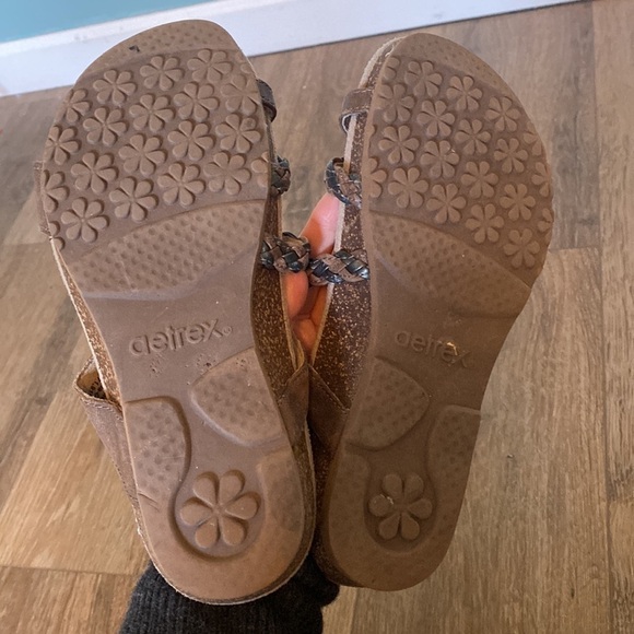 Aetrex Janey Braided Slide sandal. Walking sandal boho comfort shoe Sz 6 - Picture 5 of 6